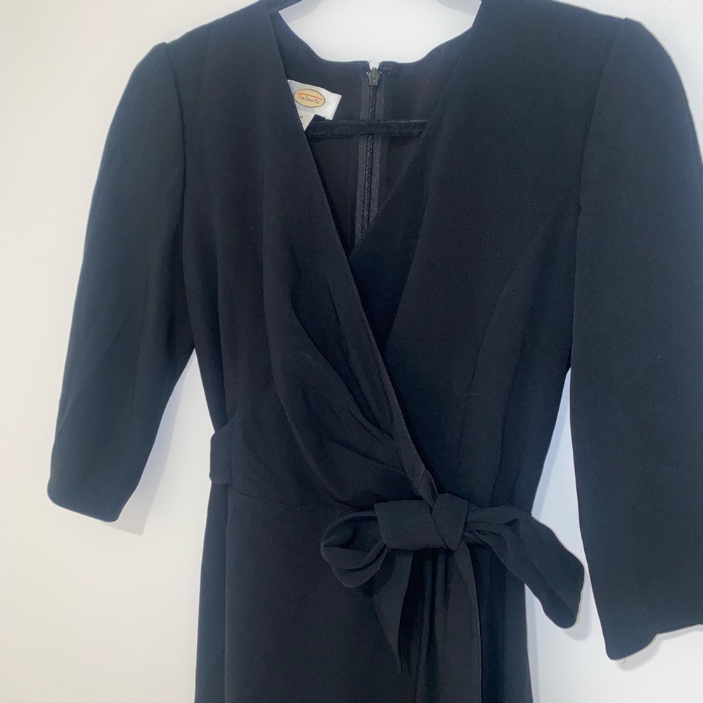 Talbots black wrap dress. Small